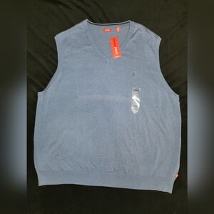 IZOD - NWT Izod Men’s Blue VNeck Sweater Vest 3XLT